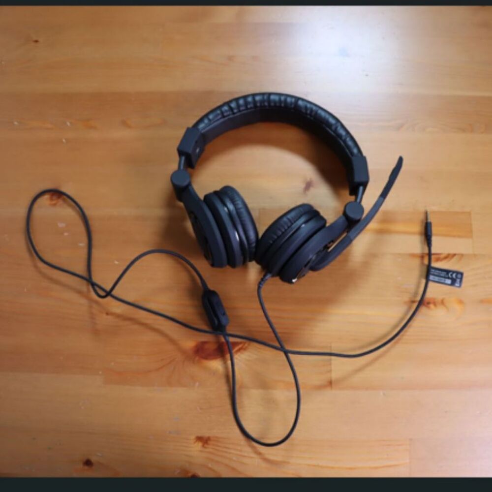 DreamGEAR GRX-350 Gaming Headset Black Over Ear Boom Mic Gamer Headphones